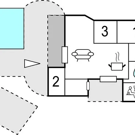 Lovely In With Kitchen Hébergement de vacances Saltum
